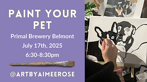 Paint Your Pet @ Primal Brewery Belmont | Primal Brewery Belmont