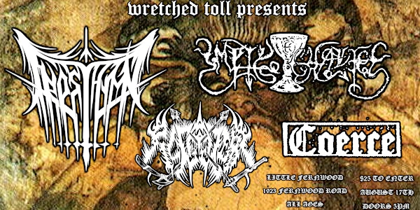 FROSTHYMN / EMPTY CHALICE / PILLAGERY / COERCE AT LITTLE FERNWOOD | LITTLE FERNWOOD