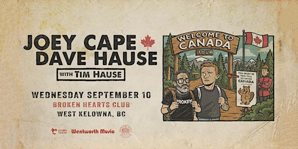 Joey Cape + Dave Hause w/ Tim Hause // West Kelowna, BC | Crown & Thieves