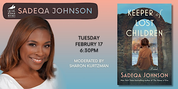 Sadeqa Johnson | Keeper of Lost Children | Quail Ridge Books
