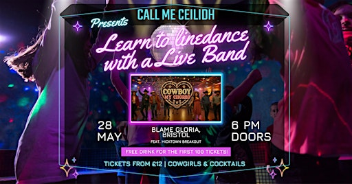 Cowboy My Choreo - Learn to Line Dance with a Live Band | Blame Gloria - Cocktail Bar in Bristol