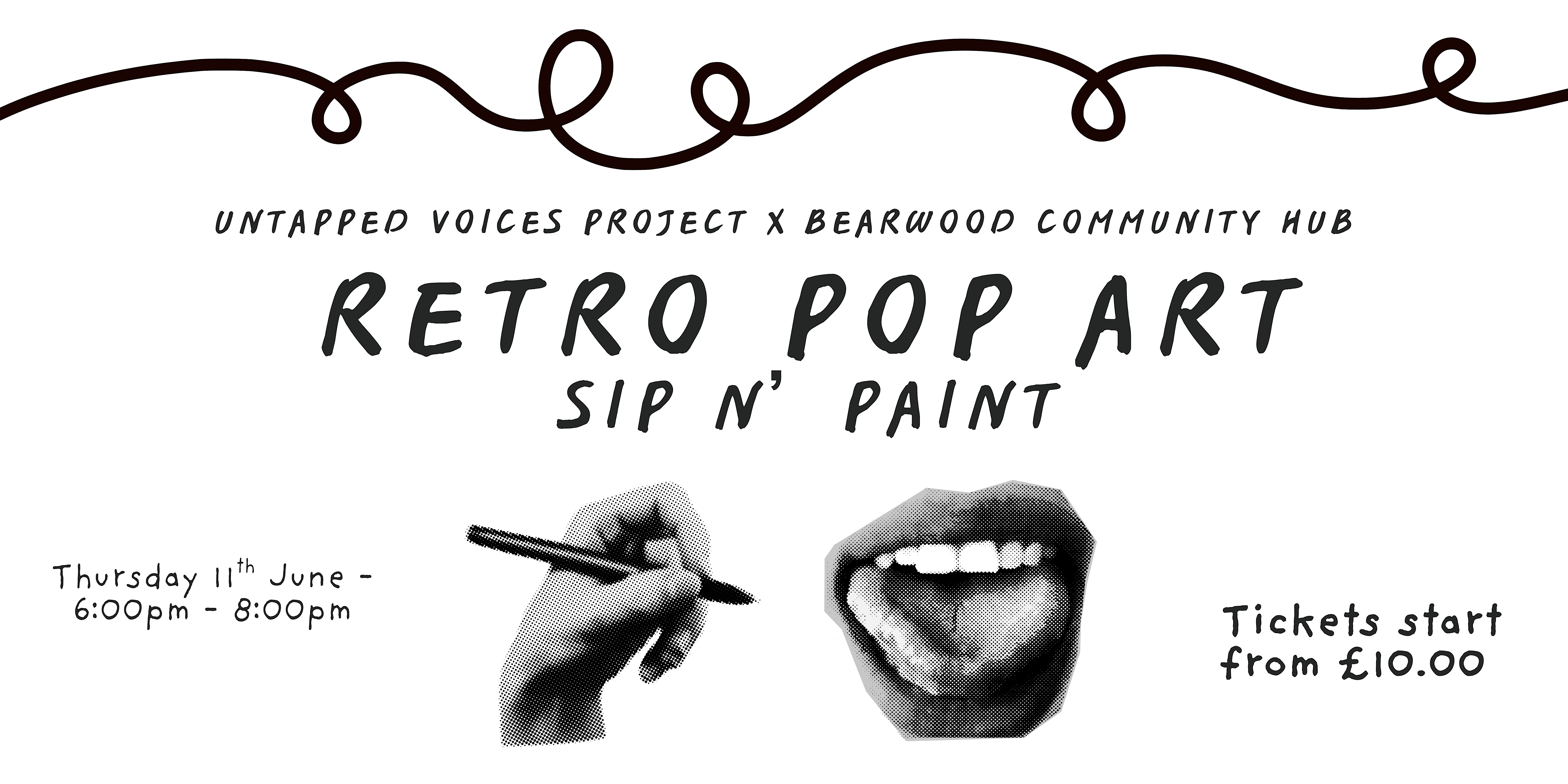 Retro Pop Art - Sip N'Paint | 1000 Trades on the Park