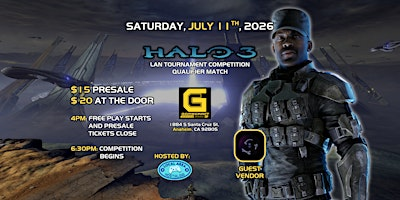 HALO LAN TOURNAMENT COMPETITION QUALIFIER #2 - HALO 3 AT GAMECRAFT | GameCraft Brewing