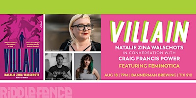 VILLAIN: Author Natalie Zina Walschots at Bannerman Brewing | Bannerman Brewing Co.