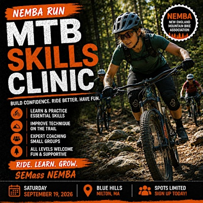 MTB Skills Clinic Day at Blue Hills | Houghton's Pond