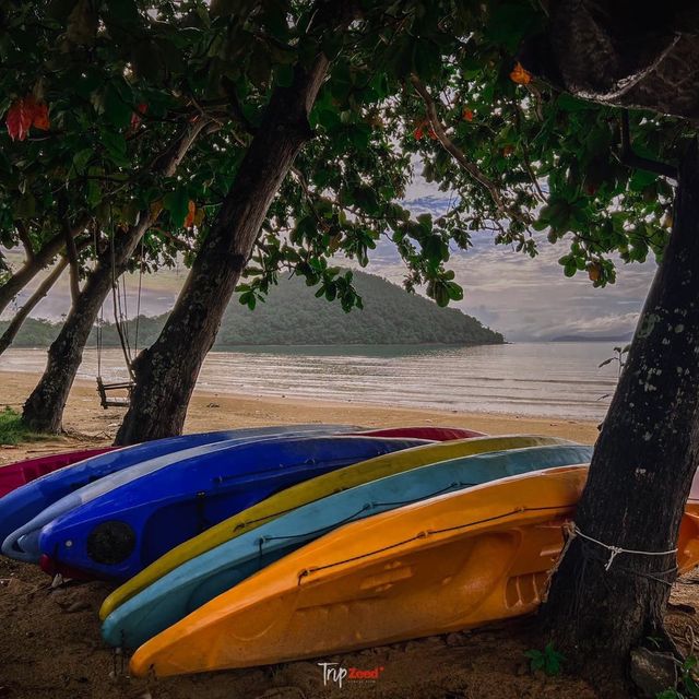 ที่พักบนเกาะหมาก หาดส่วนตัว