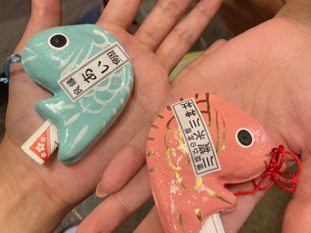 川越氷川神社でおみくじ引いてきたよ🐟✨