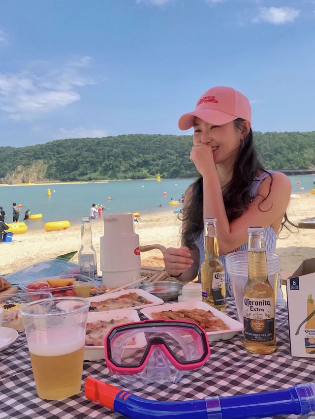 바다 피크닉하기 좋은, 울산 "일산 해수욕장"