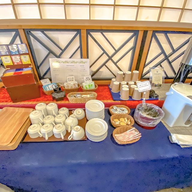 雪景色の森のスパリゾート・朝ごはん