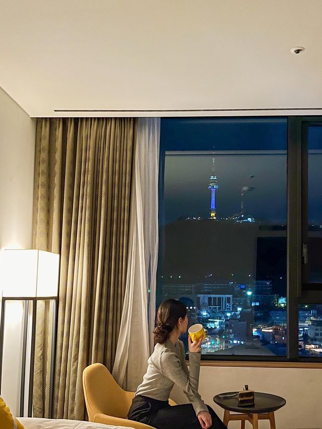 남산뷰가 보이는 명동 롯데L7 호텔🏰
