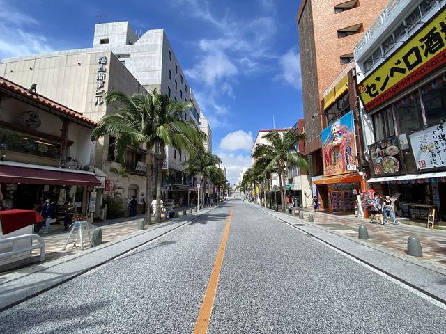 トランジットマイル。国際通りのど真ん中を突き進む