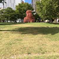中洲の喧騒にあるオアシス【冷泉公園】