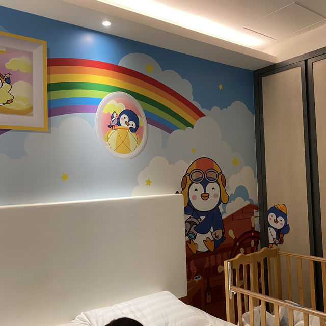 火車主題嘅親子酒店