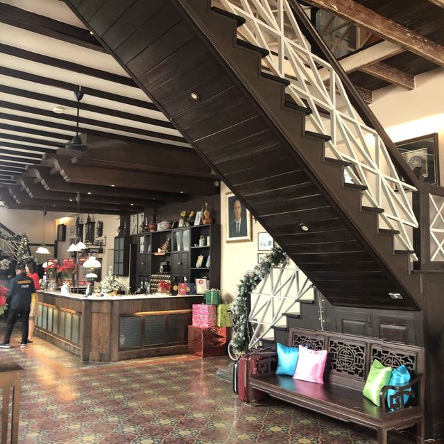 historical hotel in a old charming building 