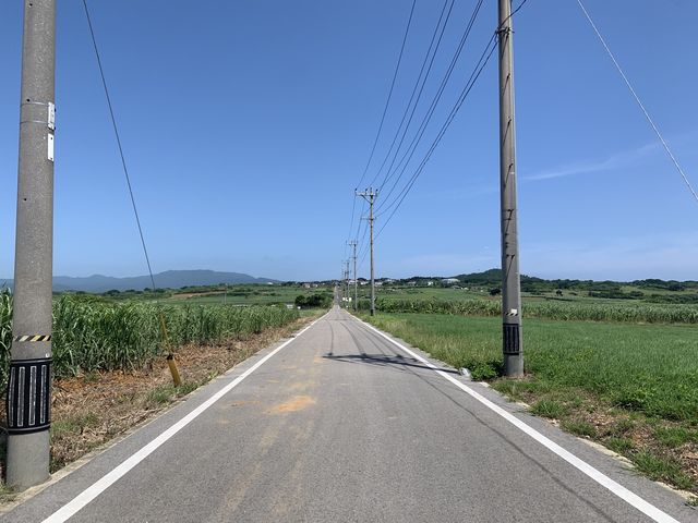 【沖縄/小浜島】一本道！シュガーロード