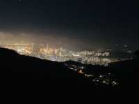 香港最高的山峰-大帽山｜日落。起霧。雲海。晚霞。夜景