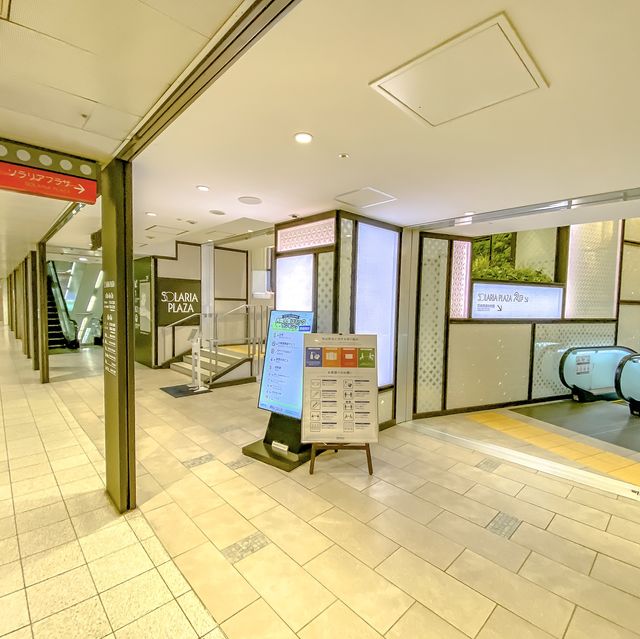西鉄天神駅の様子