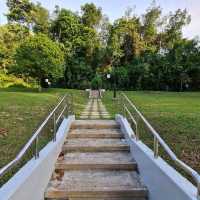 Hike up a hill to a neighbourhood park