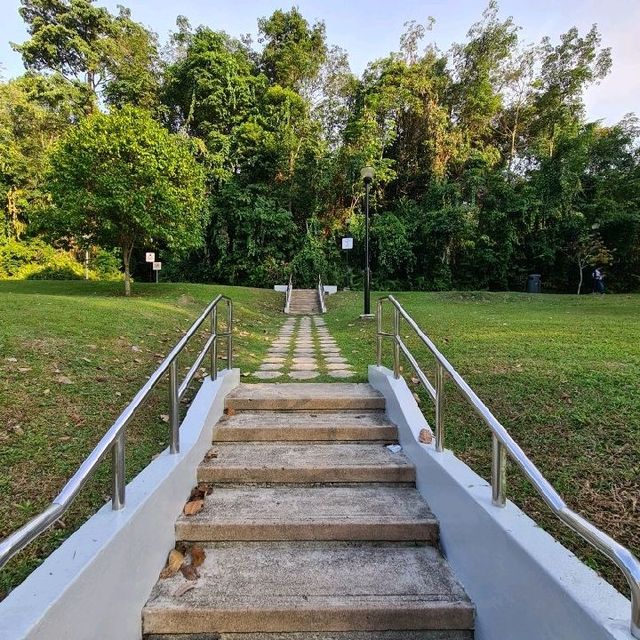 Hike up a hill to a neighbourhood park