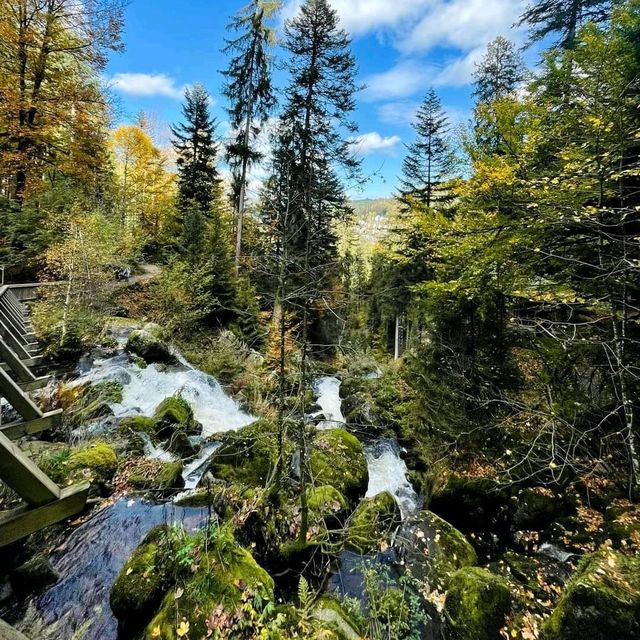 The Triberg Waterfalls at Black Forest