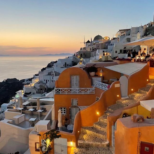 Romantic sunsets! #Oia #THE place to be 🇬🇷