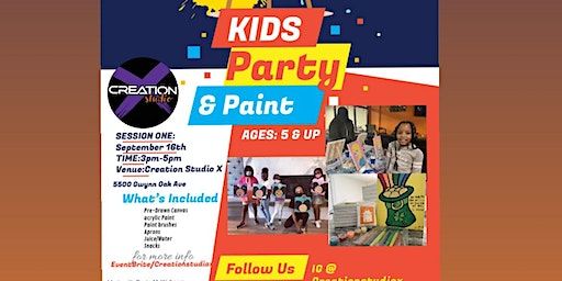 Kid Party & Paint (Baltimore) | Creation studio X