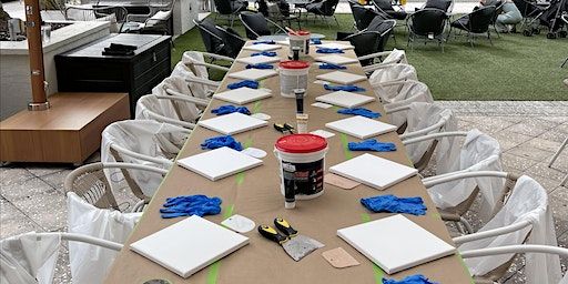 Textured Art Paint & Sip | Bay 13 Brewery and Kitchen