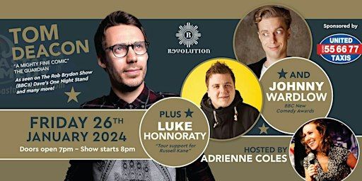 The Coastal Comedy Show with Tom Deacon | Revolution Bournemouth