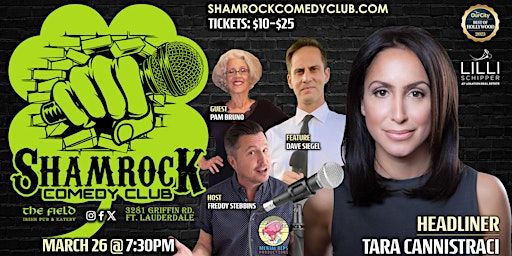 Shamrock Comedy Club w/ Tara Cannistraci | The Field Irish Pub & Eatery