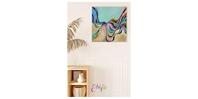 ABSTRACT GOLD LEAF CANVAS | 229a Upper Thomson Rd