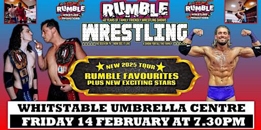 Rumble Wrestling 2025 Tour comes to Whitstable | Whitstable Umbrella Centre