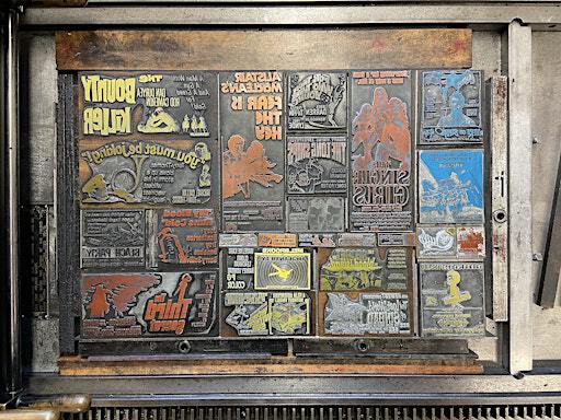 NOW SHOWING: A Letterpress Poster Printing Workshop - Austin | 3908 Avenue B