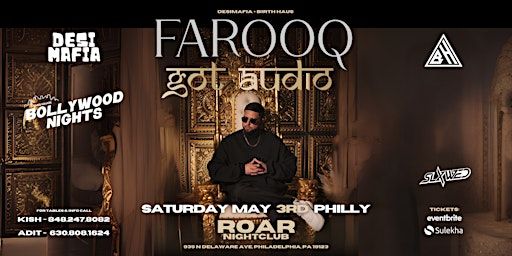 Farooq got audio live- Bollywood Nights - Desi Party @Roar Nightclub | Roar Nightclub