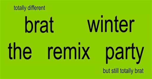 brat winter - the remix party (Plymouth) | THÊ DEPØ VENUE