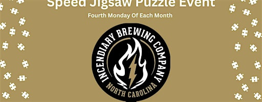 Speed Puzzling at Incendiary Brewing in Raleigh, NC | Incendiary Brewing Co
