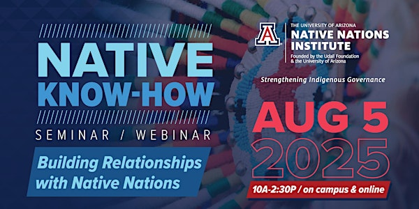 Native Know How Open Session | Environment and Natural Resources 2 Building Room S225