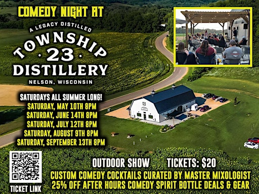 After Hours Comedy at Township 23 Distillery - September 13th | Township 23 Distillery