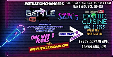 ONE WAY 2 VEGAS SZN 5 CLEVELAND AUDITIONS (WINNERS FLOWN 2 VEGAS) | CHEF CAROLYN'S EXOTIC CUISINE RESTAURANT