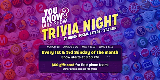 Trivia Night at Union Social Eatery (You Know? Quiz Show) | Union Social Eatery