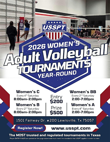 North Texas Adult Women's Volleyball Series | USSPT United States Sports Performance Training