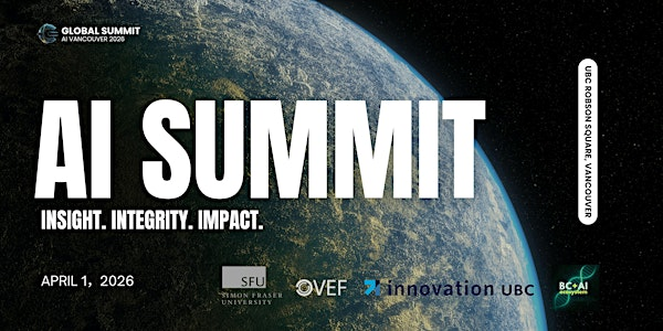 Global Summit AI  Vancouver 2026 | UBC Robson Square