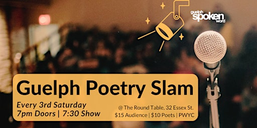 The Guelph Poetry Slam | The Round Table Board Game Café Guelph