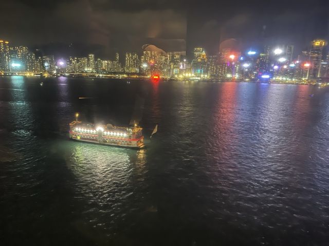 能夠飽覽維港夜景🌃