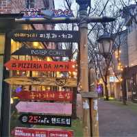 겨울 느낌 가득한 거리, 용인 보정동 카페거리