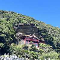 【千葉】切り立つ崖にたつお寺😲崖観音