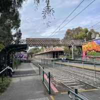 graffiti along south Melbourne market