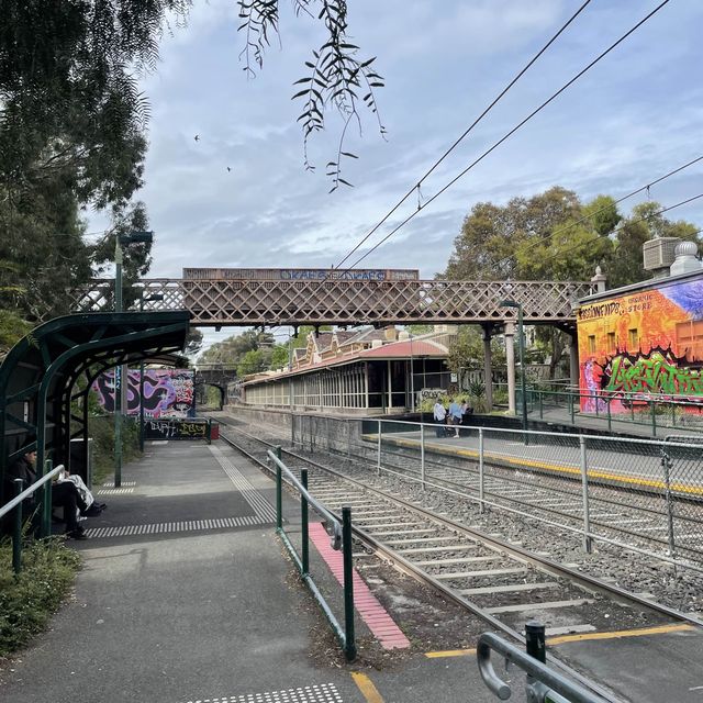 graffiti along south Melbourne market 
