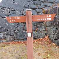 岩手県！盛岡城跡の本丸と紅葉