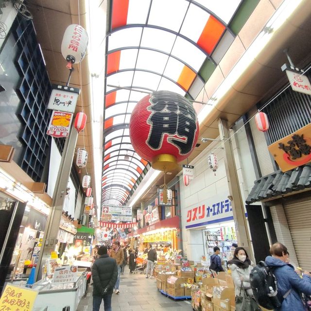 【大阪 黒門市場】日本のお正月を見て食べて楽しんじゃえる✨✨