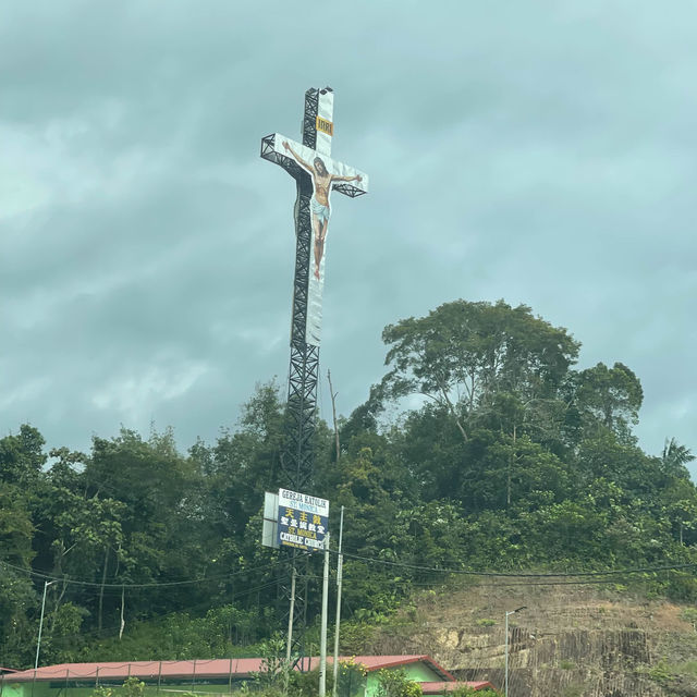 Signboards & crucifix stands in Sabah 